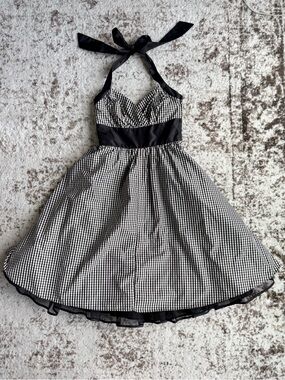 dark blue traditional dress Burgschneider 75 2XL Under 118 1930s dress Size:US 24Plus / UK 28 / EU 54 Solid Rib Knit Scoop